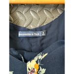 Abercrombie & Fitch Floral Jumpsuit Tie Back V Neck Casual Romper Size S Photo 5