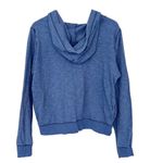 Victoria's Secret  Pink Blue Hoodie Sz L Photo 3