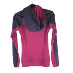 Nike Pro Womens 1/2 Half Zip Hooded Shield Hyperwarm Shirt Purple Size XS Photo 1
