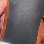 Boutique New cinnamon colored block heels faux suede tall zippered 9.5 Photo 14