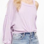 Free People  Flaunt It One-Shoulder Sweater Top Photo 0