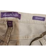 Gloria Vanderbilt  Tan High Rise Ankle Stretch Classic Tapered Amanda Pants 16W Photo 5