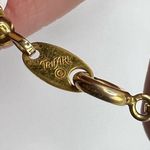 Trifari VINTAGE  White Gold Rectangle‎ Square Bead Rope Necklace Photo 7