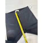 L'Agence NWT L’AGENCE Marguerite High Rise Skinny Jeans Black Silver Glitter Coated Sz 25 Photo 5