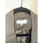 Calvin Klein  Womens Size 6 Gray Blazer‎ Jacket Career Office Business Photo 9