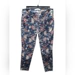 NWOT Vintage America Blue Floral Skinny Jeans SZ Photo 0