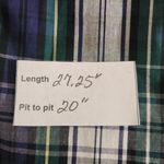 J.Crew Blue and Green Plaid Button-up Shirt Size Medium Blue Plaid Shirt Photo 1