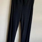 ZARA NWT semi-sheer black pants wide leg sz XL Photo 0