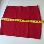 Bershka  women small mini red skirt bodycon tight fitted elastic tube stretch Photo 7
