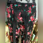 No Boundaries  Black Floral Skort Photo 1