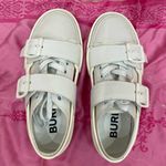 Burberry  Cotton and Leather Webb Sneakers size 38.5 Photo 3