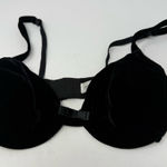 Victoria's Secret Victoria’s Secret Vintage Black Velvet Bow Bra 36C Photo 0