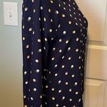PaperMoon  Stitch Fix Womens Size Small Navy Blue Larie Crew Neck Blouse Bell NEW Photo 2