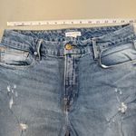Good American Jeans Distressed Straight Leg Stretch Light Wash Size 8 / 29 Photo 3