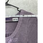 prAna  Women's Pull Over Shirt Dress Dropped Waist Purple Size Small Embroidered Photo 9