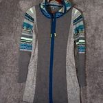 Title Nine women's hooded full zip dress cardigan extra fine merino wool Xs Photo 0
