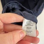 J.Crew Cold Shoulder Basketweave Textured Dress Navy Blue Mini Cotton Shift XS Photo 8