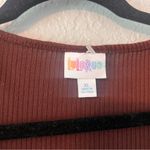 LuLaRoe  Shirley XLarge Kimono Open Cardigan Solid Textured BROWN #213 Photo 5