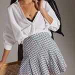Maeve Anthropologie  Pleated Mini Skirt‎ size 2 Photo 0