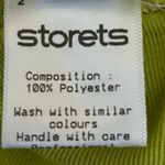 Storets  Yellow Ribbed Turtleneck Long Sleeve Stretch Pullover Sweater Top S/M Photo 2