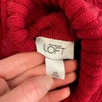 Loft Knit Pattern Sweater With Button Detail Photo 5