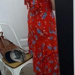 WAYF  Chelsea tiered red ruffle maxi dress Photo 7