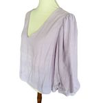 A New Day Retro 80’s Vibe Puffy Sleeve Blouse L/XL(see description) Photo 3