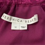 Veronica Beard Women’s 12 Magenta Pink Paisley Inlay Sionne Cut Outs Blouse Top Photo 8