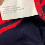 Gap  Maxi Dress XXL Womens Striped Sleeveless Casual Red Blue Knit‎ New Photo 9