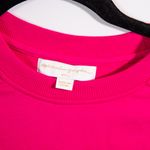 Spiritual Gangster Cotton Modal Stretch Embroidered Smiley Face Crop Top Sweater Photo 1