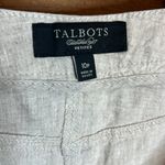 Talbots Maxi Linen Oat Tan Skirt Button Laganlook Lightweight Minimalist Beach Photo 7