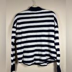 Madewell  Ashbury Kelsey Stripe Mock Neck Sweater Merino Wool Alpaca Blend Photo 2