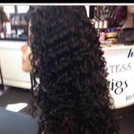 Wig curly black Long Lacefront New Lace Alopecia Photo 2