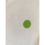 Ann Trinity Vintage polka dot vneck avocado green polka dot and white size M Size M Photo 2