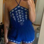 Target Blue Halter Neck Romper Photo 0