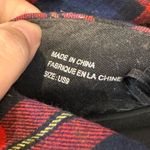 Urban Outfitters  Red and blue‎ plaid mules size 9 Photo 3