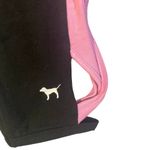 PINK - Victoria's Secret PINK VS Black & Pink Striped Cut Out Ankle Workout Casual Leggings Women Sz S Photo 8