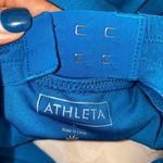 Athleta athletic exercise Dress Front Cut Out built in padded bra racerback sz L Photo 34