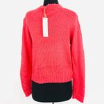 Woven Heart NWT Nordstrom  Pink Loose Knit Sweater Photo 3