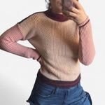 Top Shop Colorblock Angora Sweater Photo 7