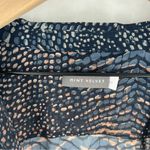 Mint Velvet Sheer Snake Print Fit & Flare Trapeze Asymmetrical Midi Dress 18 Blue Photo 3