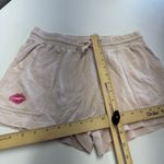 J.Crew Womens Small Shorts Pink Lounge Drawstring Lip Print Cotton Blend Photo 6