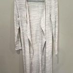 Anthropologie Saturday Sunday Cream Long Cardigan Sweater Open Cozy Medium Women Photo 1