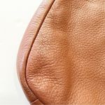 Fossil  Elise Brown Leather Crossbody Bag Pebbled Leather Tan Zip Pocket Cow Hide Photo 7