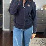 Vineyard Vines Navy Michigan QuarterZip Photo 0