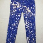 Vineyard Vines Custom Bleach Dye Blue Corduroy Mid Rise Skinny Jeans Size 4 Photo 5