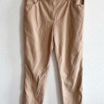 Escada high rise caramel straight slim pants Tan Size 12 Photo 0