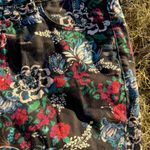 PILCRO AND THE LETTERPRESS Anthropologie Black Floral Mid Rise Skinny Jeans 32 Size undefined Photo 2