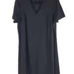 Lane Bryant Womens T Shirt Dress Keyhole Cutout V Neckline Stretch Black 14/16 Photo 0