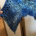 Premise FINAL MARKDOWN  Blue and Black Abstract Top XXL Photo 3